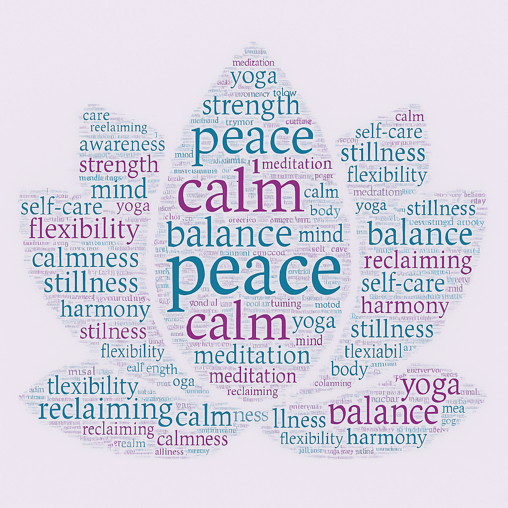 Yoga word cloud